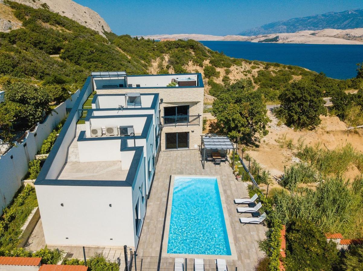 Perla Nera Heated Pool & Sauna Stan Trigraci Kültér fotó